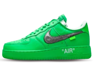 AF1 Low 0ff-White Light Green Spark
