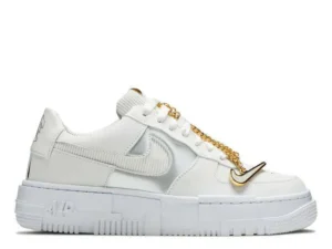 AIR FORCE 1 PIXEL ‘GREY GOLD CHAIN’