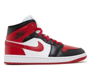 AIR JORDAN 1 MID ‘ALTERNATE BRED TOE’