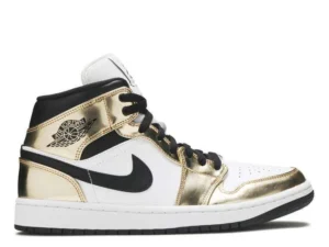 AIR JORDAN 1 MID ‘METALLIC GOLD’