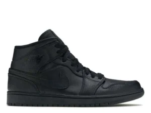 AIR JORDAN 1 MID ‘TRIPLE BLACK’