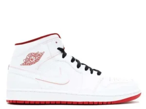 AIR JORDAN 1 MID ‘WHITE BLACK GYM RED’