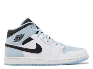 AIR JORDAN 1 MID ‘WHITE ICE BLUE’