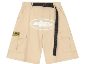 Alcatraz Cargo Beige Shorts