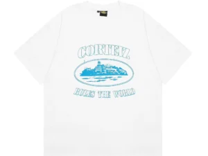 Alcatraz White Blue T-shirt