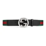 Belt Gucci GG Stripe Black GC010