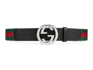 Belt Gucci GG Stripe Black GC010