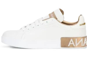 Calfskin Portofino sneakers White Gold