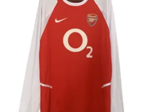 Camiseta Retro Arsenal 02/03 1ª equipación manga larga