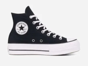 Converse All Star- Negras Altas Plataforma