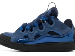 Curb rhinestone-embellished Blue