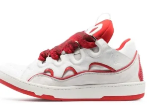 Curb White Red