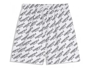 Essentials White Shorts