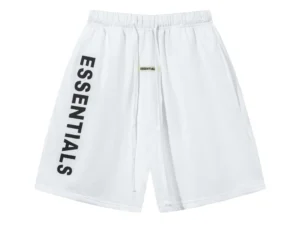 Essentials White Shorts