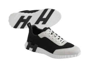 Hermes Bouncing Sneaker «Black White»