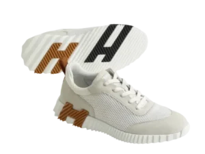 Hermes Bouncing Sneaker «Blanc Brown»