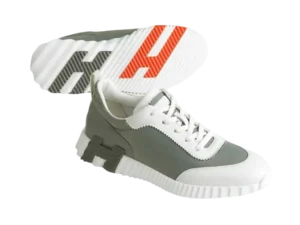 Hermes Bouncing Sneaker Ripstop «Etoupe Blanc»