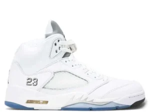 JORDAN RETRO 5 ‘WHITE METALLIC’