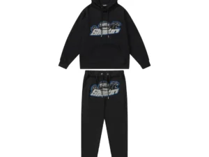 London Shooters Black Blue Tracksuit