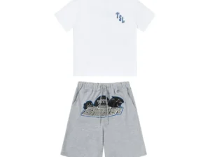 London Shooters White Short Set