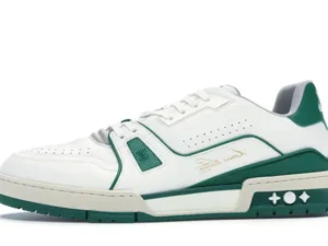 LV Trainer Sneaker White Green