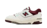 NB 550 White Burgundy Blue