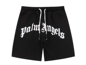 Palm Angels Black Logo Shorts