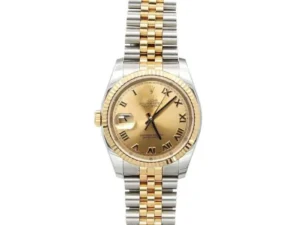 Rolex Date Just Champagne Gold RLX016