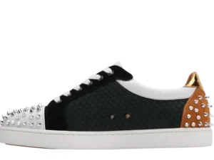 Sneaker Louis Orlato Black With Golden Tail