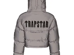 Women Decoded Hooded Grey Reflective Puffer 2.0