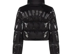 Women Decoded Shiny Black Jacket